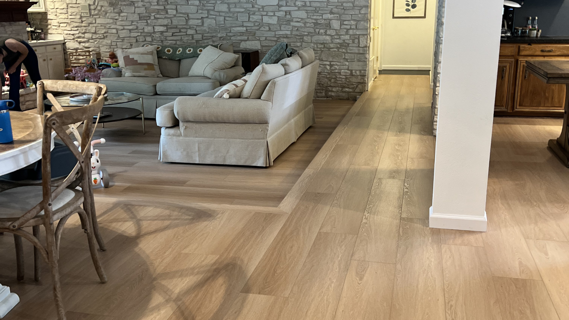 custom wood flooring installation in San Antonio, TX